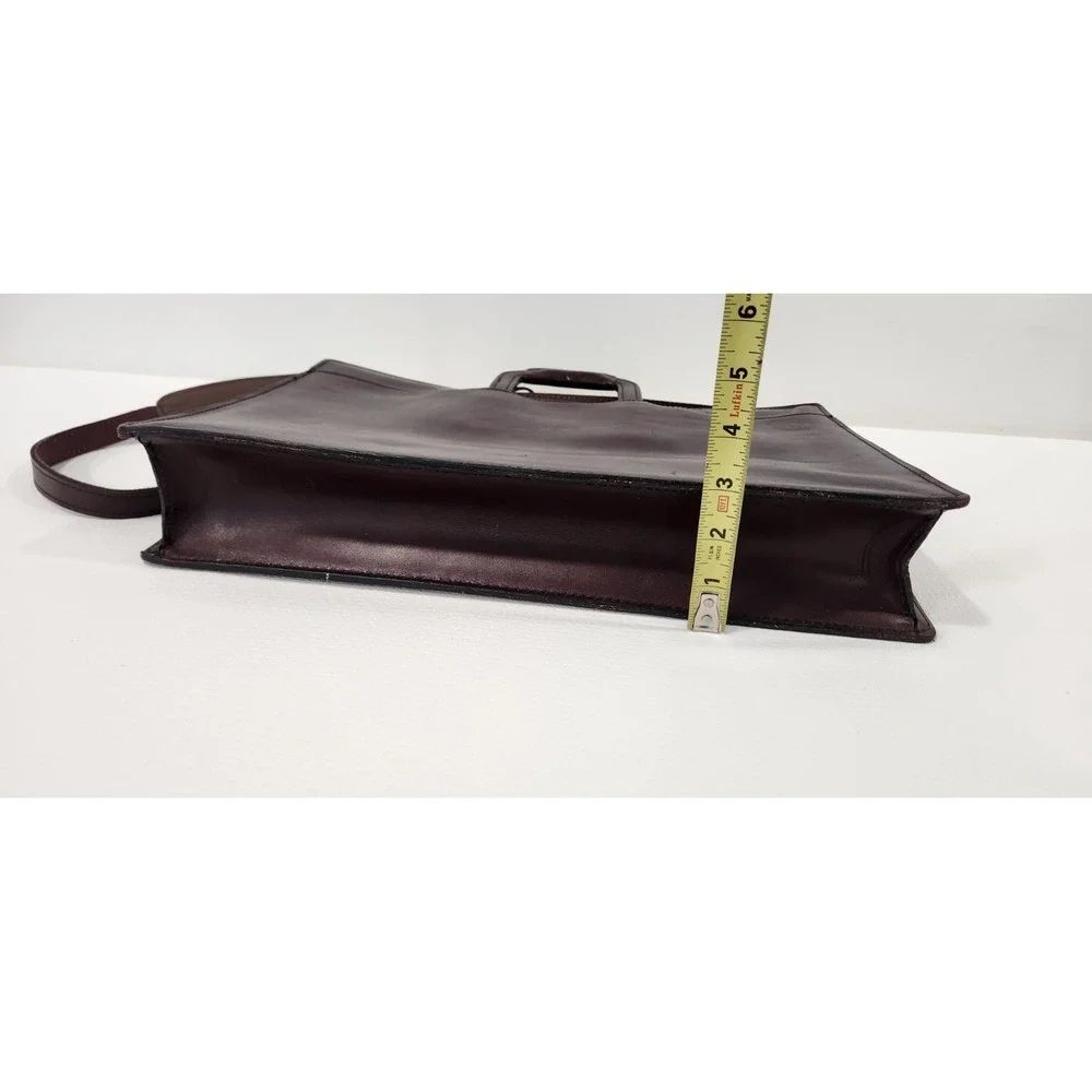 Vintage HARTMANN Leather Top Handle Briefcase W/ Shoulder Strap Lawyer Doctor